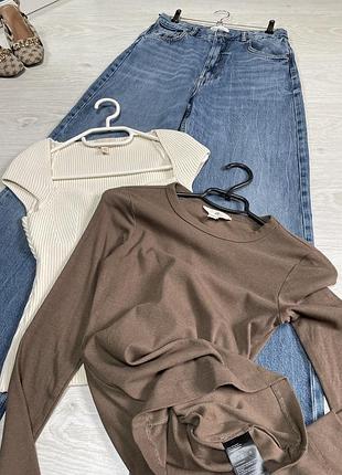 Базовий лонг h&m в рубчик 7