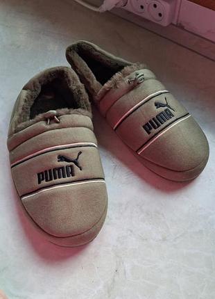 Капці puma сірі