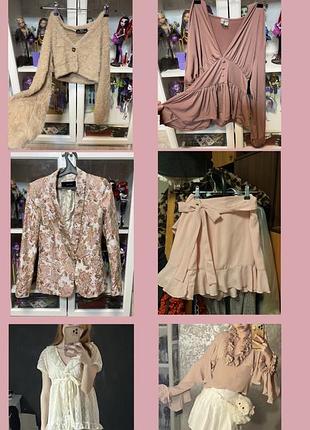 Лот жіночих речей zara, coquette, y2k, fairycore розмір s-m