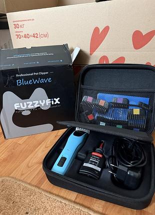 Машинка для стрижки fuzzyfix bluewave професійна для котів і собак