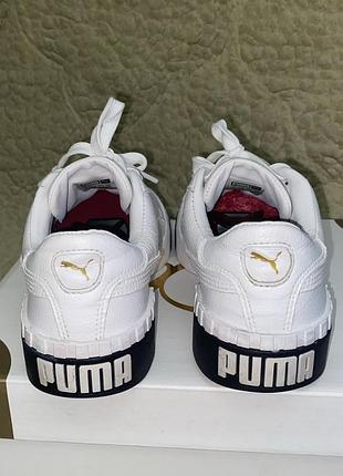 Кожаные кроссовки puma.р.р. 40. стелька 25 см. натуральная кожа!