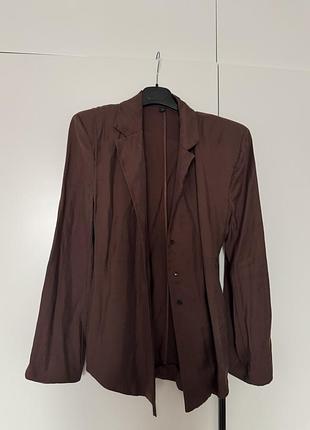 Жакет жіночий zara коричневий