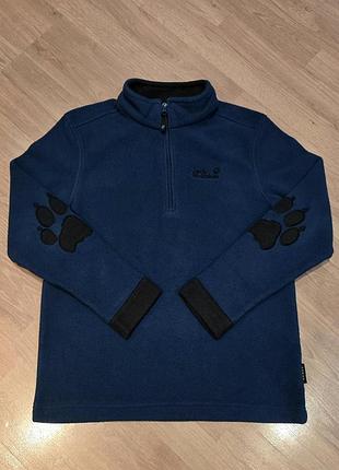 Флисовая кофта jack wolfskin на 14 лет, 164см или взрослая s