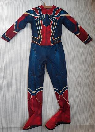 Оригинальный карнавальный костюм человек-паук железный паук rubie's marvel, р. м