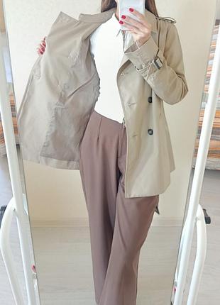 Вкорочений плащик, тренч uniqlo 5