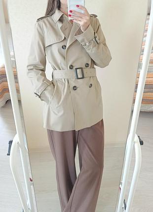Вкорочений плащик, тренч uniqlo 6