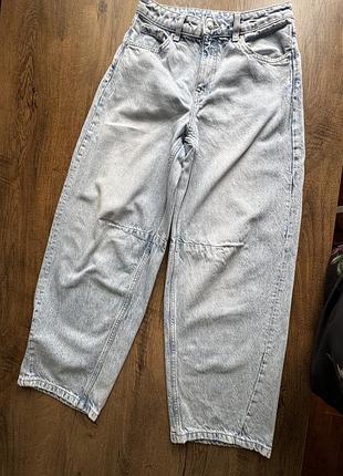 Джинси жіночі h&m mom блакитні