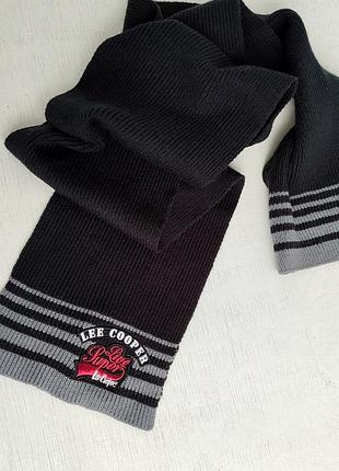 Шарф длинный, фирменный lee cooper. унисекс.