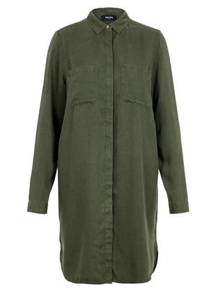 Длинная рубашка платье 👗 лицоеол джинс м л