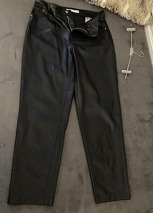 Брюки шкіра zara 3