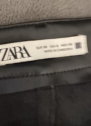 Брюки шкіра zara 4