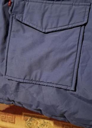 Парка levi's performance m, пух, синя 5