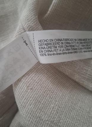 Льняное платье massimo dutti 6