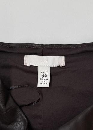 Шкіряна сукня міді h&m 4