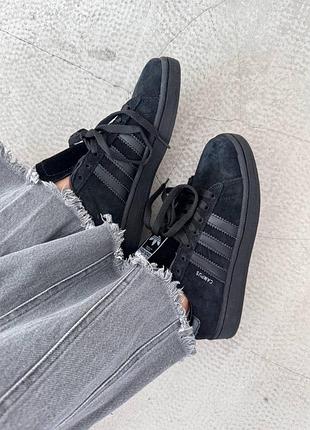 Кросівки adidas campus full black 8