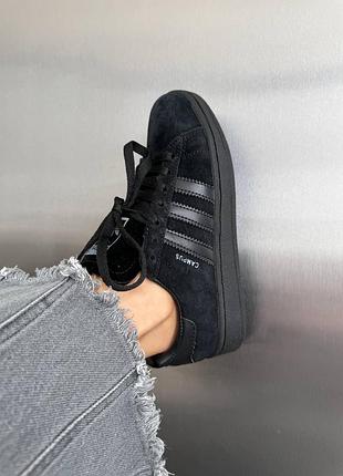 Кросівки adidas campus full black 5