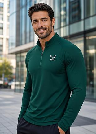 Нова спортивна кофта реглан castore amc melbourne active 1/4 zip mid layer