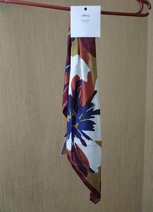 Хустка брендова mango (mng). хустка жіноча