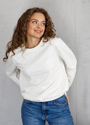 Білий світшот zara
