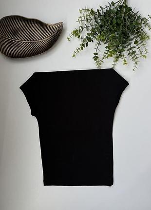 Топ із широким вирізом-човником zara