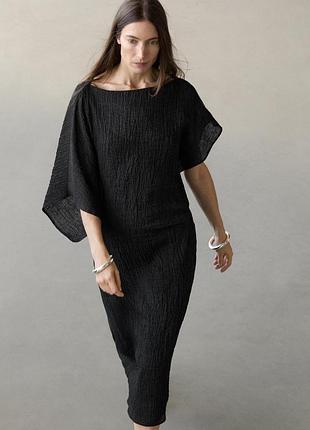 Льняное платье massimo dutti 2