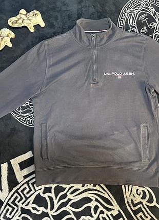Кофта чоловіча u.s. polo assn сіра 7
