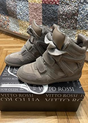 Чоботи жіночі vitto rossi бежеві 37 розмір