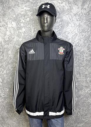 Adidas southampton кофта ветровка 2xl размер футбольная черная