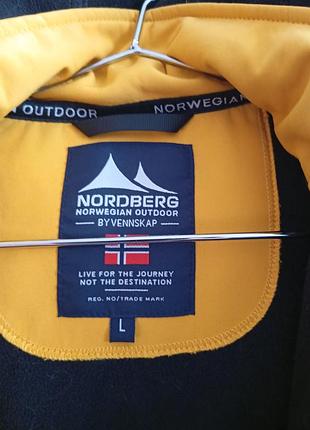 Мужская куртка софтшелл nordberg eldgrim l 3