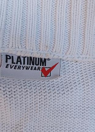 Чоловічий джемпер білого кольору platinum 2