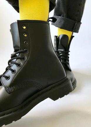 Оригінал черевики dr. martens 1460 mono black smooth нарешті dr.martens original в україні!6 фото