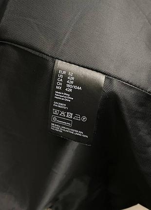 Чоловіче клітчате пальто від бренду h&m 7