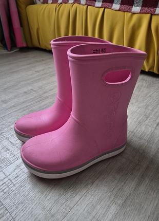Чоботи резинові crocs дощові j1 розмір, eu 31-32