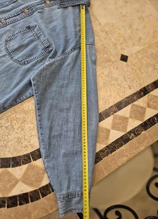 Сорочка чоловіча джинсова levi's синя 8