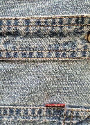 Сорочка чоловіча джинсова levi's синя 10