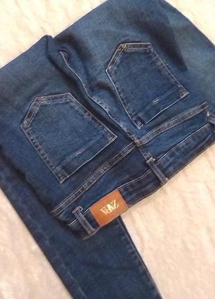 Джинсы синие скинни zara 3