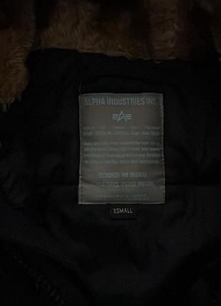Куртка alpha industries чорна 2