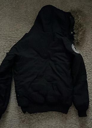Куртка alpha industries чорна 4