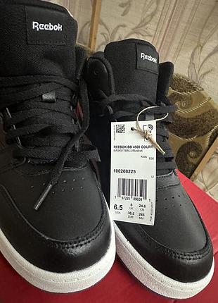 Підліткові снікерси reebok чорного колір у