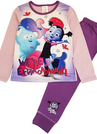 Хлопкова піжама disney vampirina на дівчинку 110см, 116см, 128см.10 фото