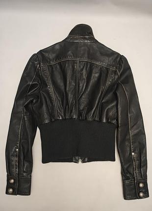 Шкіряна куртка river island 7