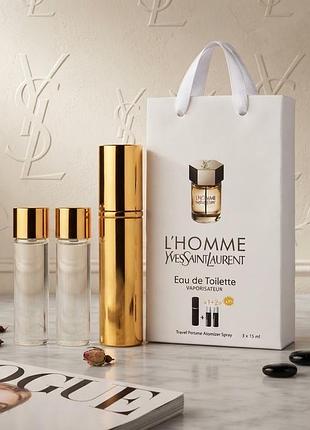 Легендарний чоловічий набір (3х15 мл) у тревел-атомайзері — туалетна вода