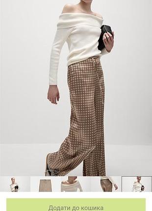 Легкие трендовые брюки палаццо marks &amp; spencer (m&amp;s), р. 54-56 (uk 20) - идеальное состояние!