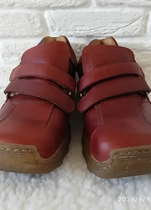 Dr. martens leather красные кожаные туфли размер 40