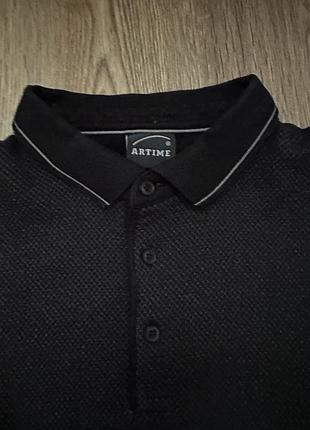 Лонгслів поло котон artime 2