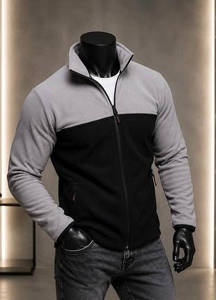 Батнік на змійці фліс чорний