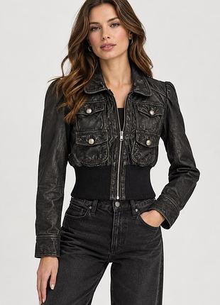 Кожаная куртка river island