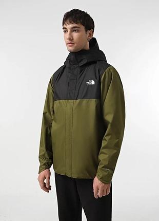 Куртка чоловіча the north face dryvent хакі, чорний