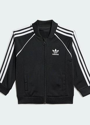 Детская олимпийка adidas originals 80 см, 9-12 мес., черная