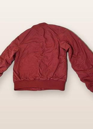 Бомбер h&m, бордо, для дівчинки 9-10 років 2